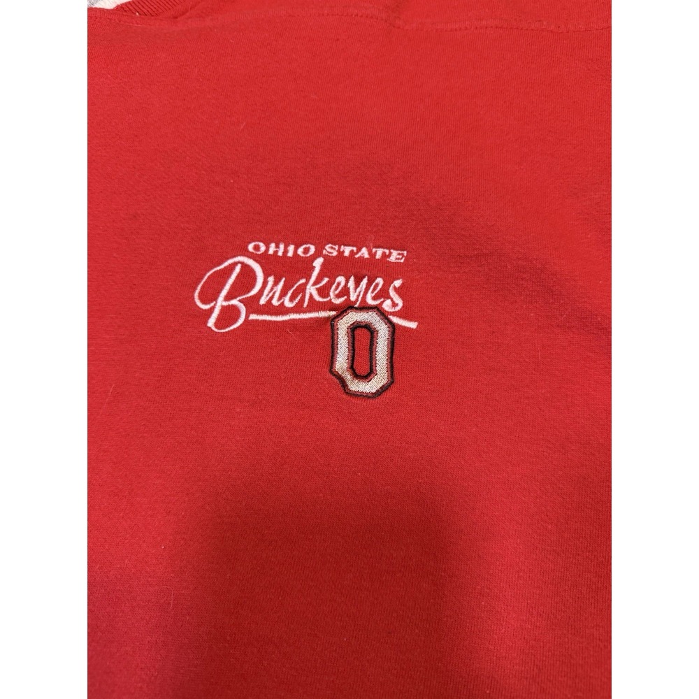 Sport One Ohio State Buckeyes Red Sweatshirt, Large - Picture 6 of 15